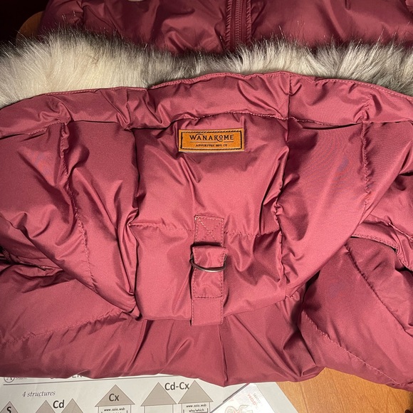 NWT Wanakome Calypso Mulberry Long Down Puffer Jacket - Picture 6 of 12